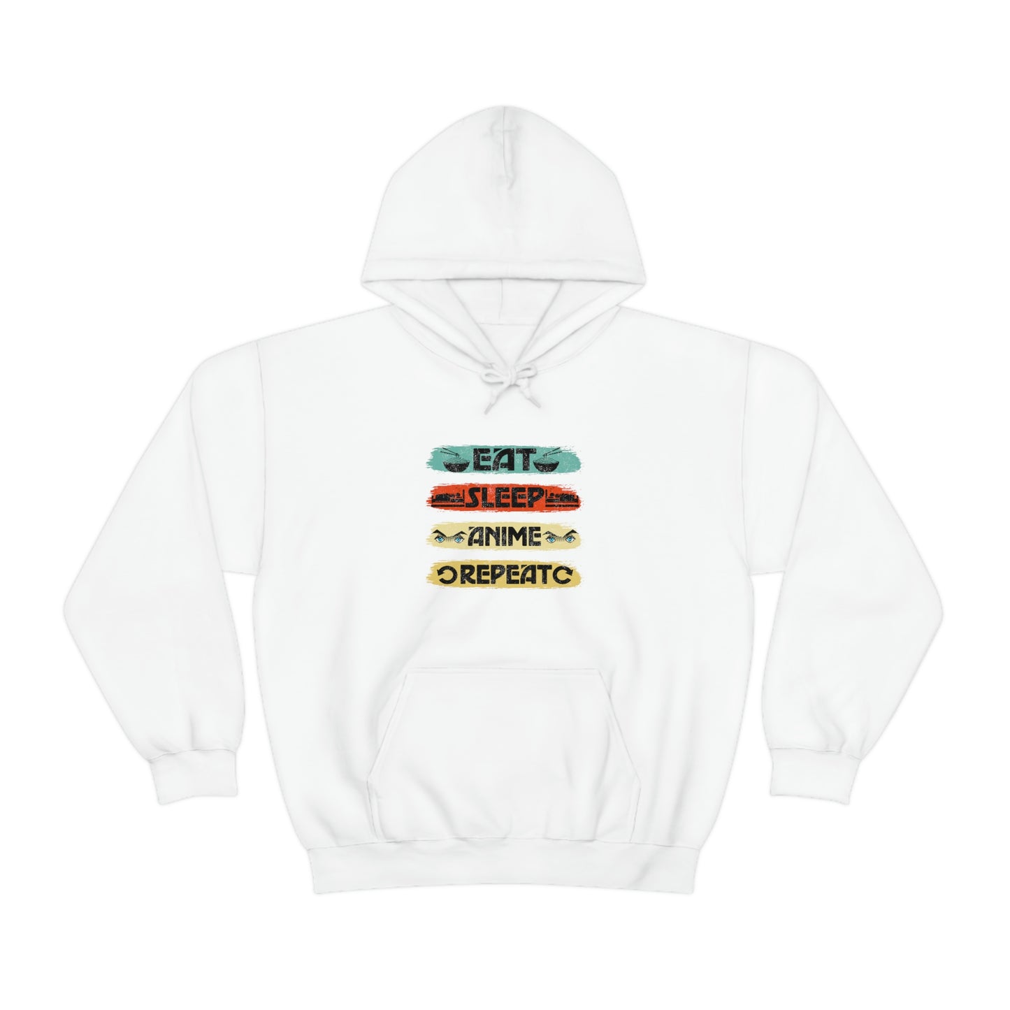 White Printed Hoodie