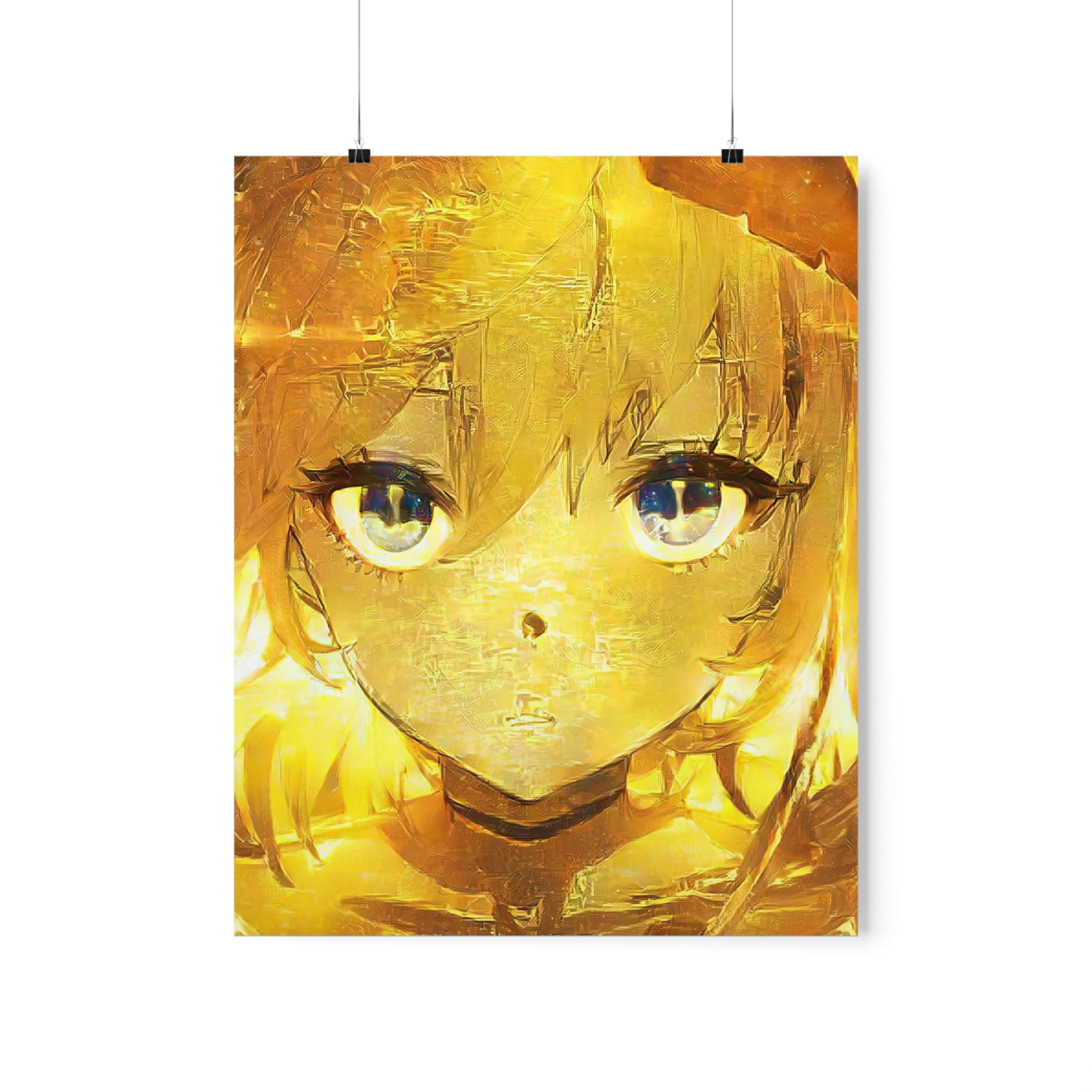 Gold Woman Poster