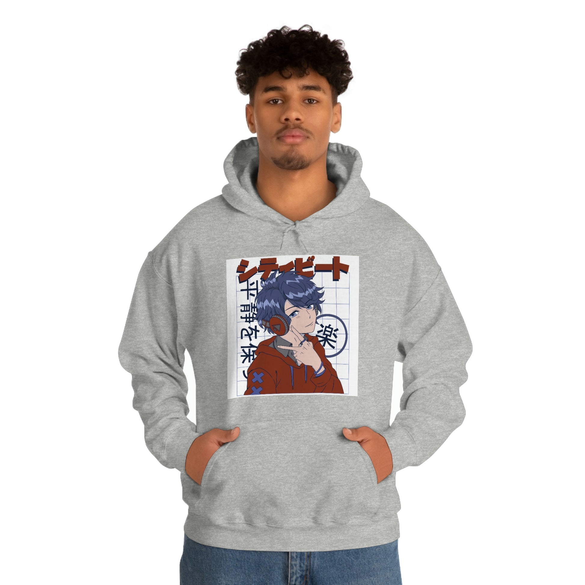 Men's white Hoodie