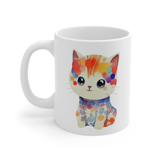 Cat Printed Mug