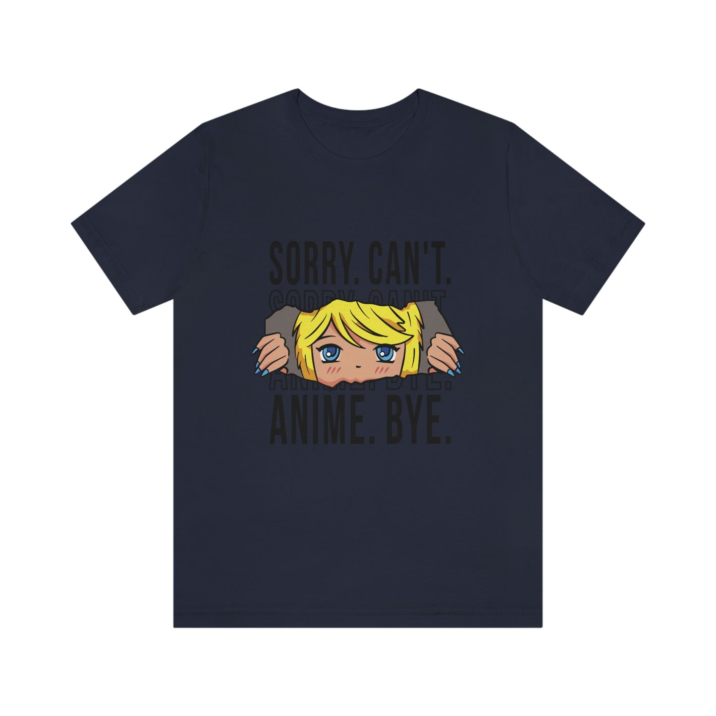 Unisex Jersey Short Sleeve Tee - Sorry Anime