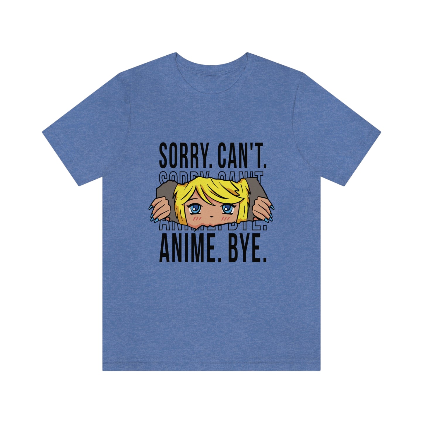 Unisex Jersey Short Sleeve Tee - Sorry Anime