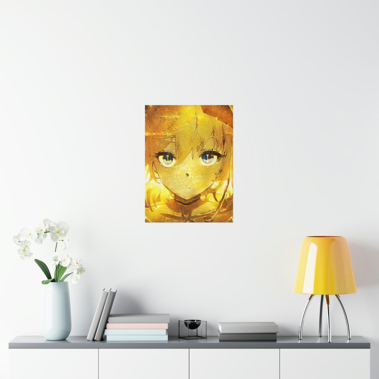 Premium Matte Vertical Poster - Gold Woman