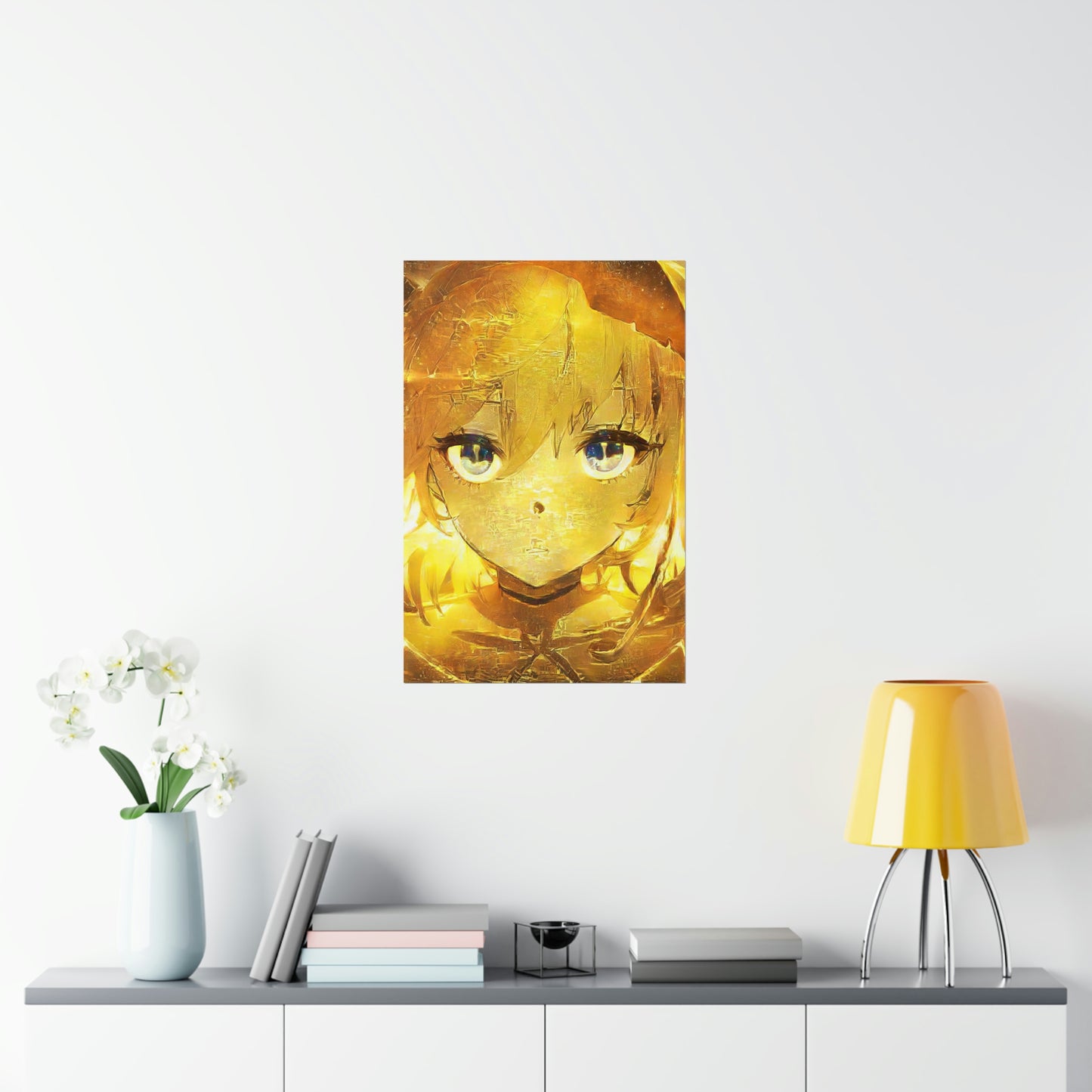 Premium Matte Vertical Poster - Gold Woman