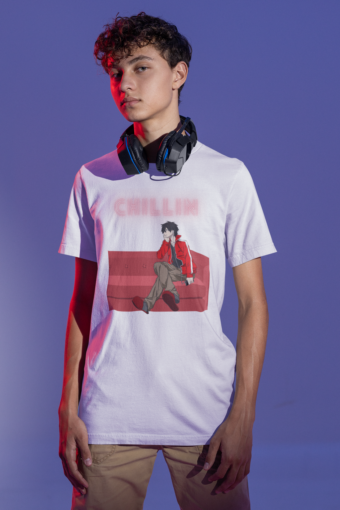 Anime Guy Chilling T-Shirt