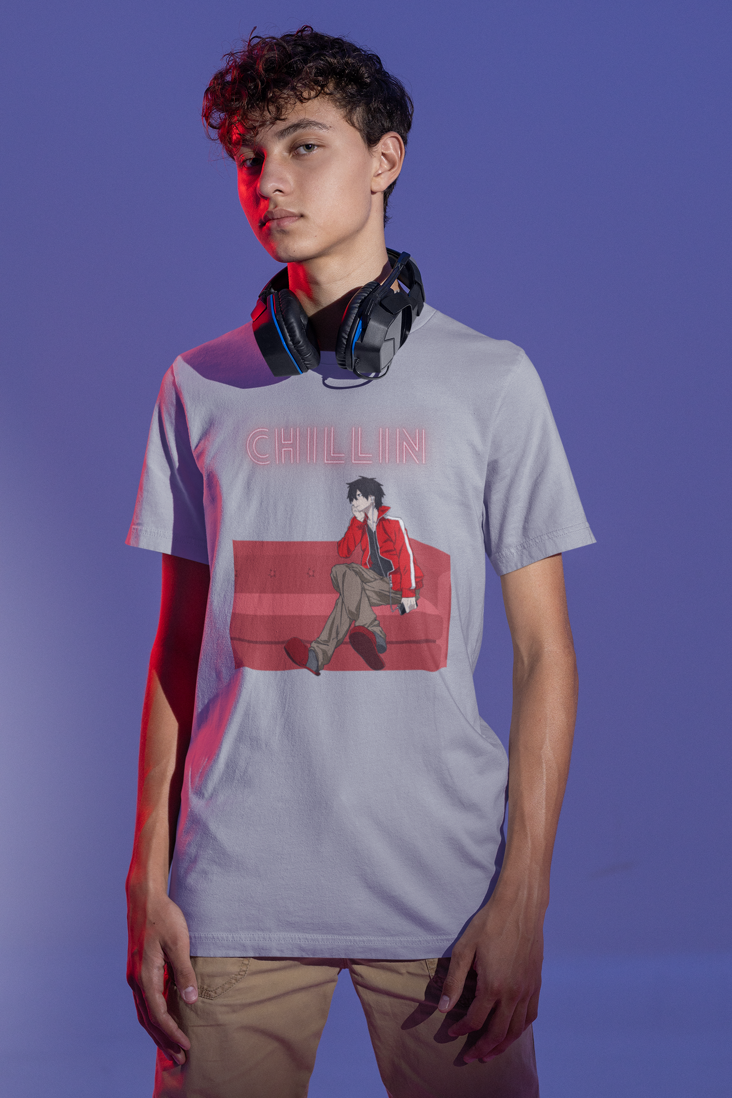 Anime Guy Chilling T-Shirt