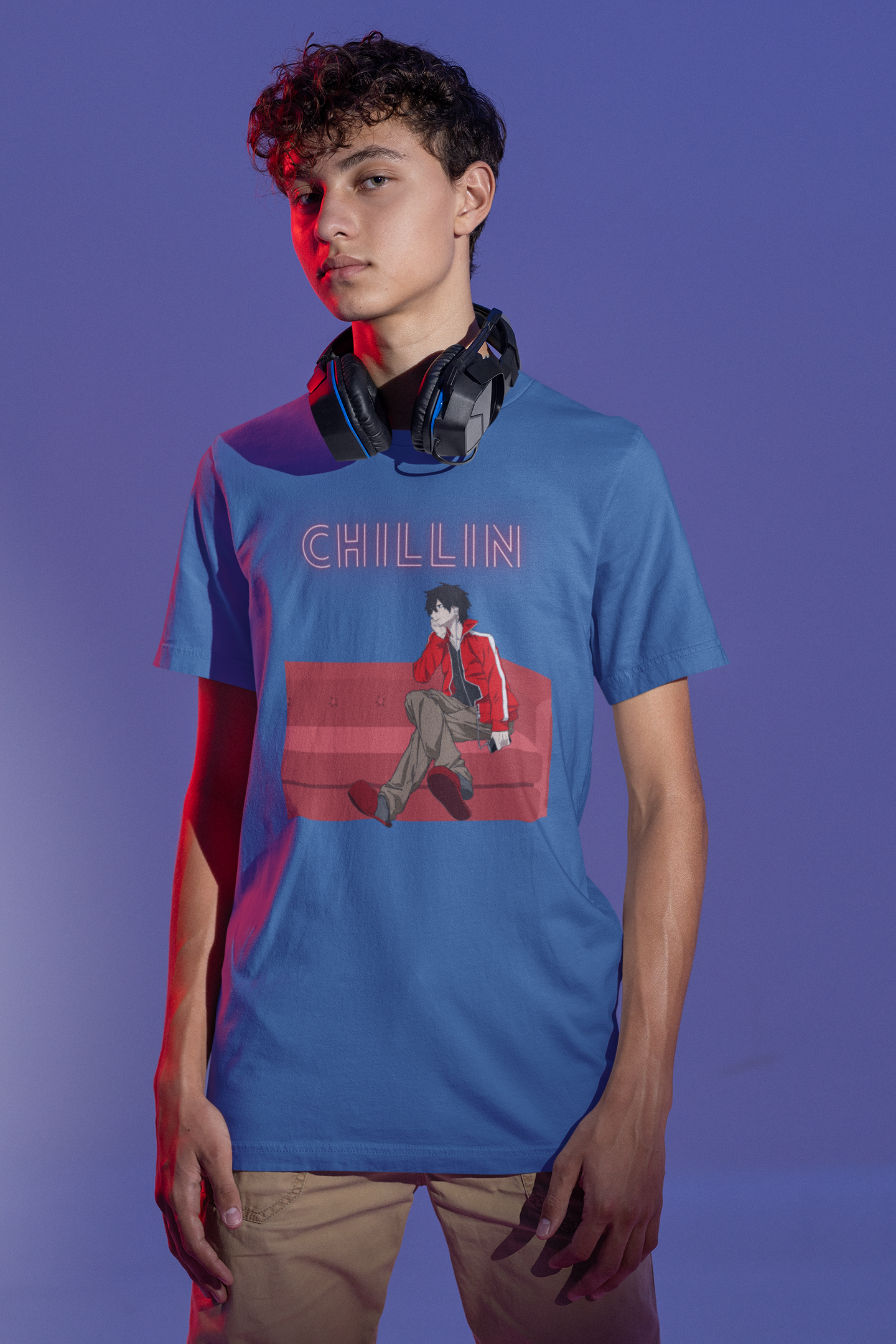 Anime Guy Chilling T-Shirt